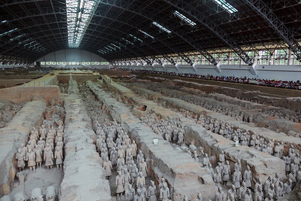 There are thousands of Terracotta Warriors