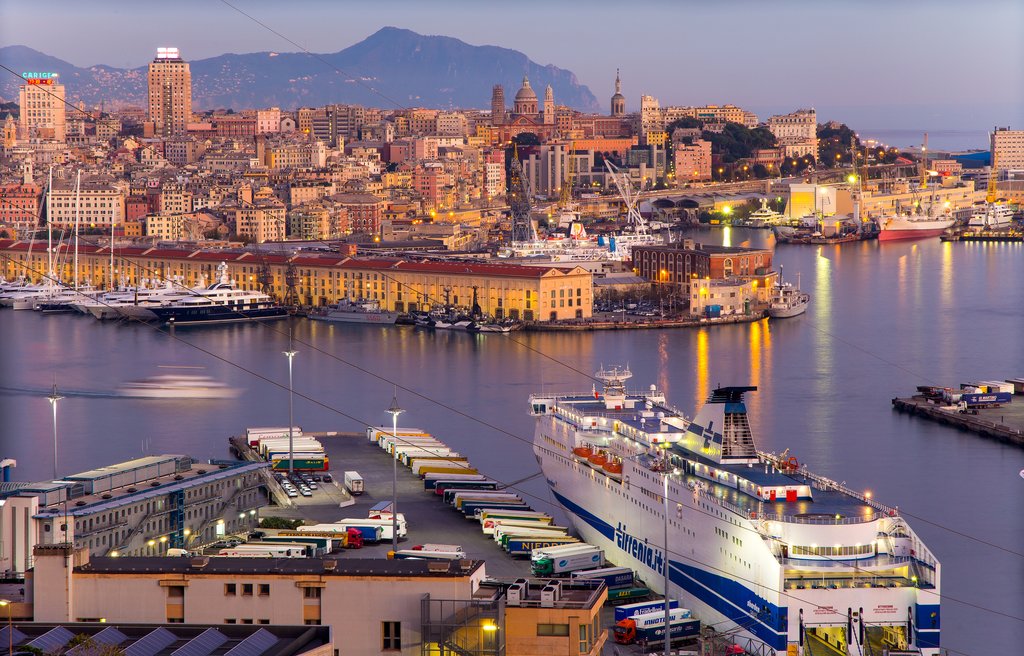 Genoa's ancient harbor