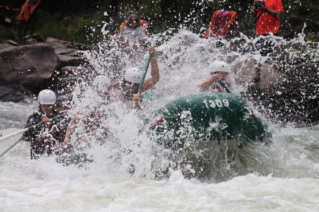 White water rafting in Ayung River