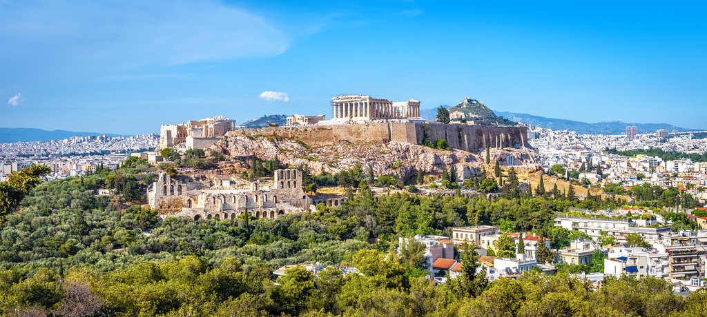 View over Athens