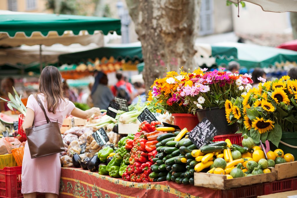 Food market in Aix