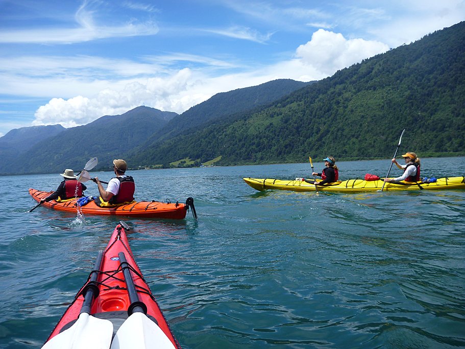 Kayaking on the Reloncaví Estuary