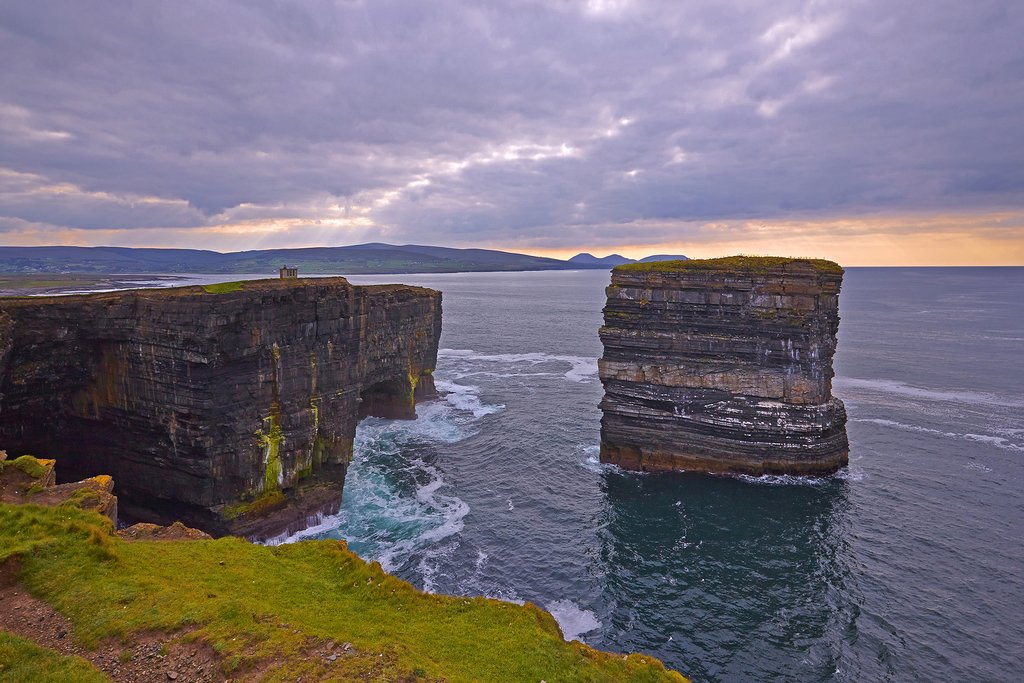 The sea stacks at Downpatrick Head