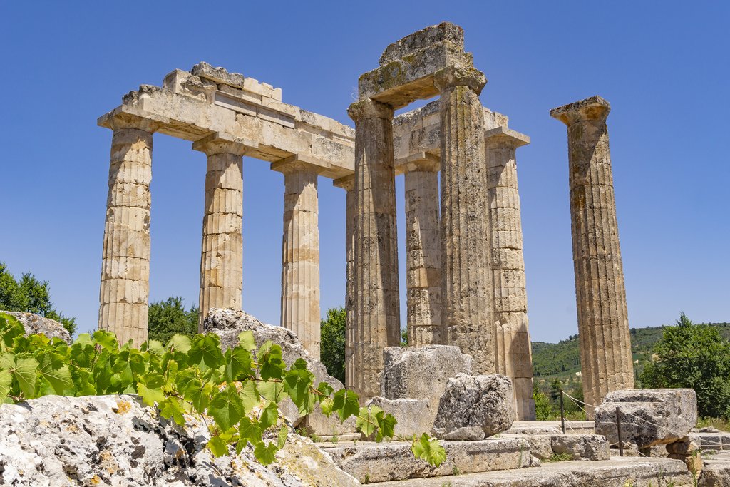 Ancient Temple in Nemea