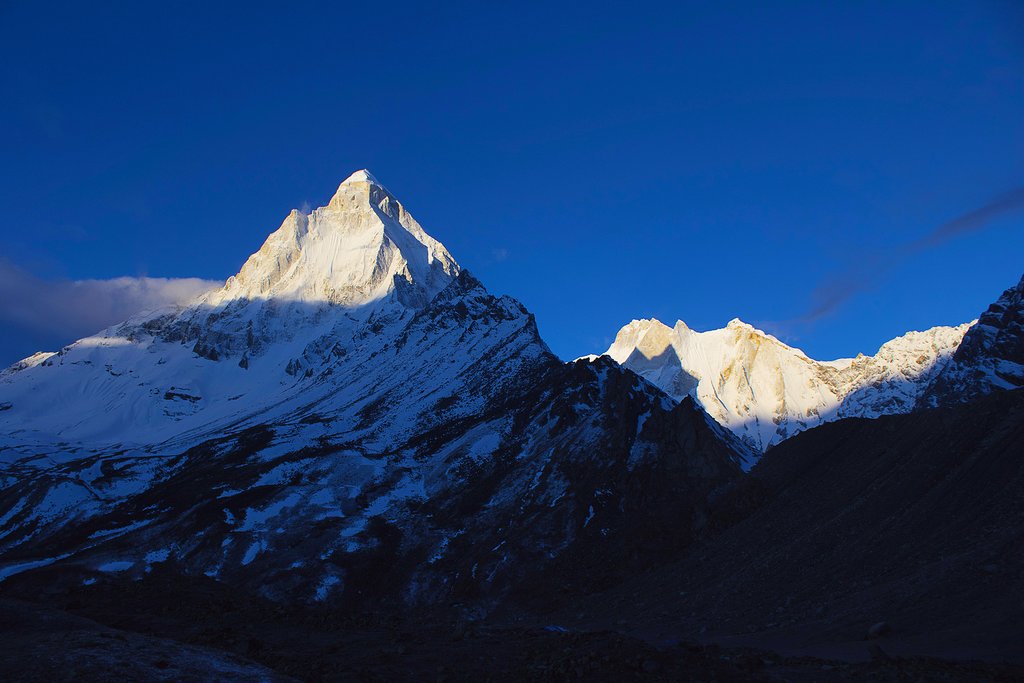 Views of Shivling peak