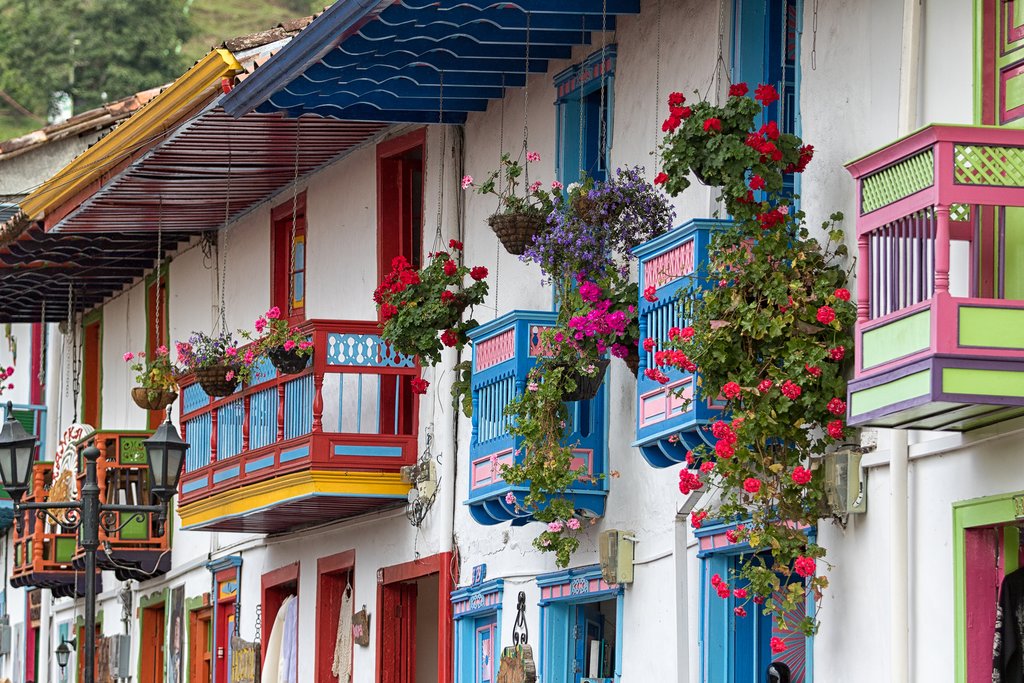 The colorful homes of Salento