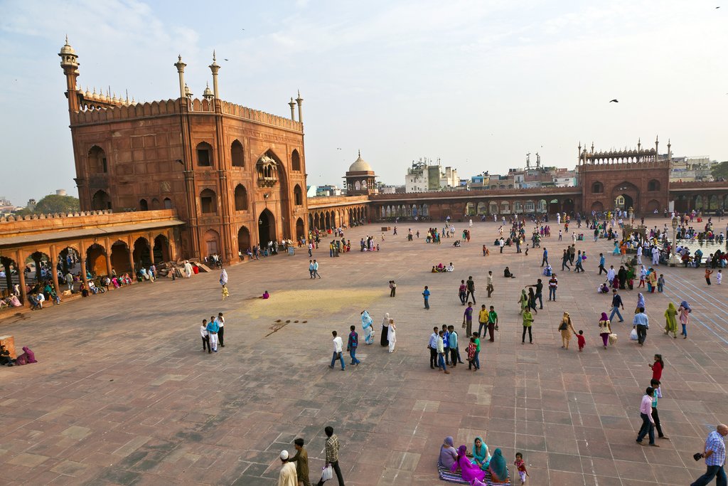 Jama Masjid Mosque is the largest mosque in India