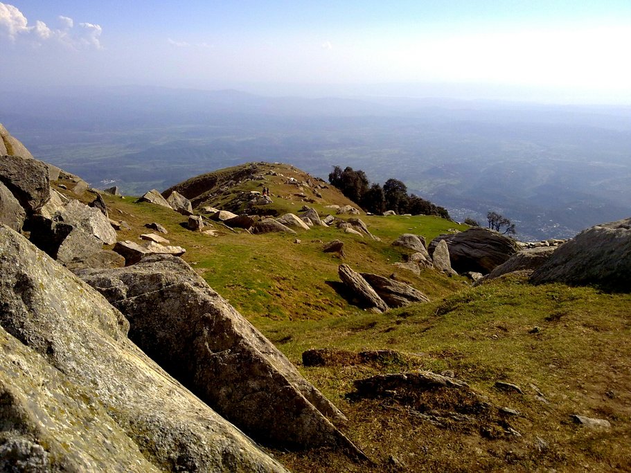 View of the Dhauladhar mountain range