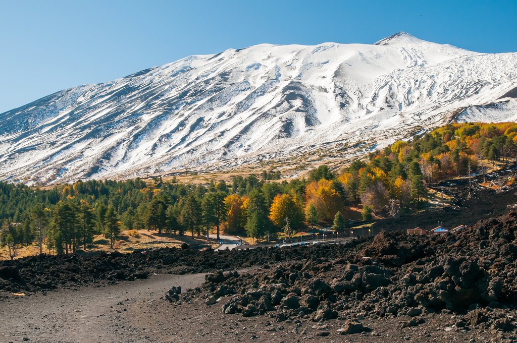 Italy - Sicily - Mount Etna in the Autumn