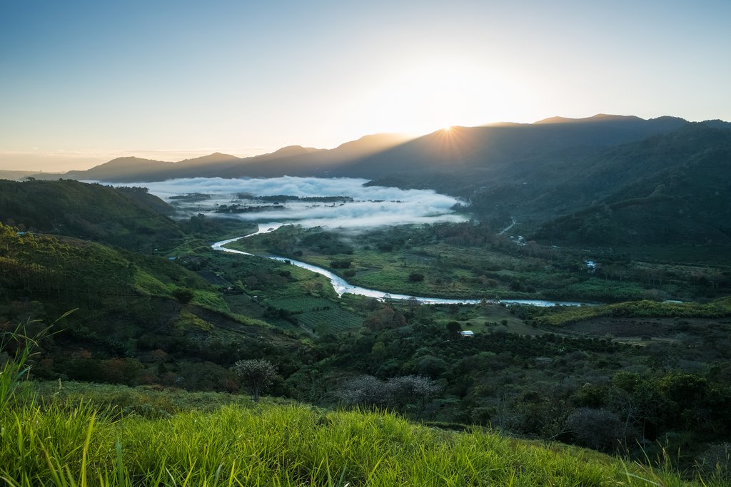 Orosi Valley at sunrise