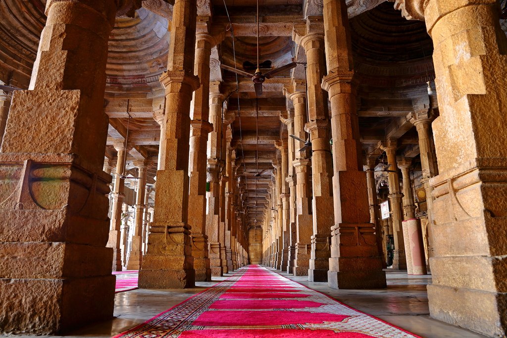 The Jama Masijd mosque in Makaraba, Ahmedabad