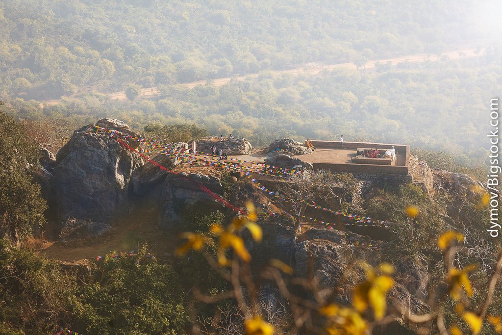 View of the Griddhakuta Peak
