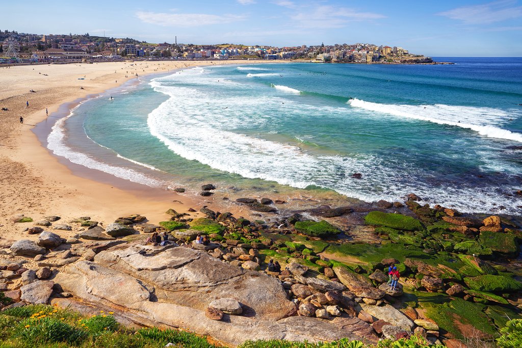 The famous Bondi Beach