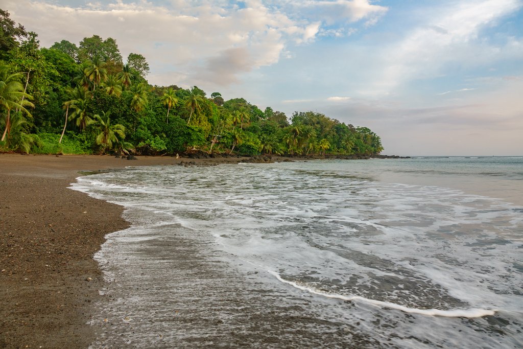The remote beaches of Corcovado National Park