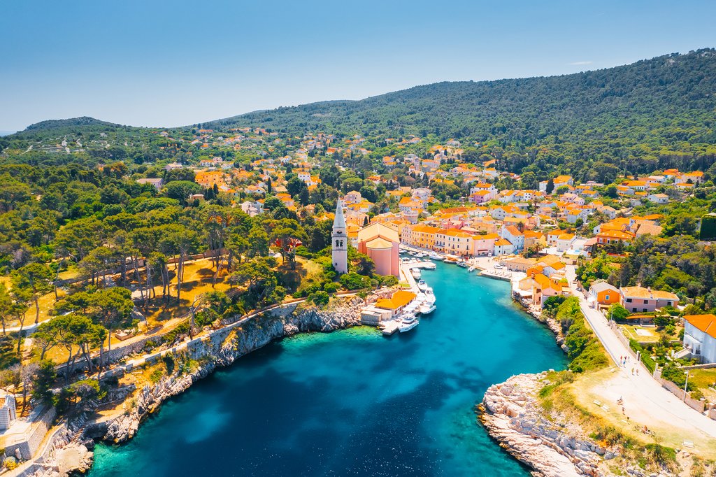 Pastel Buildings of Lošinj