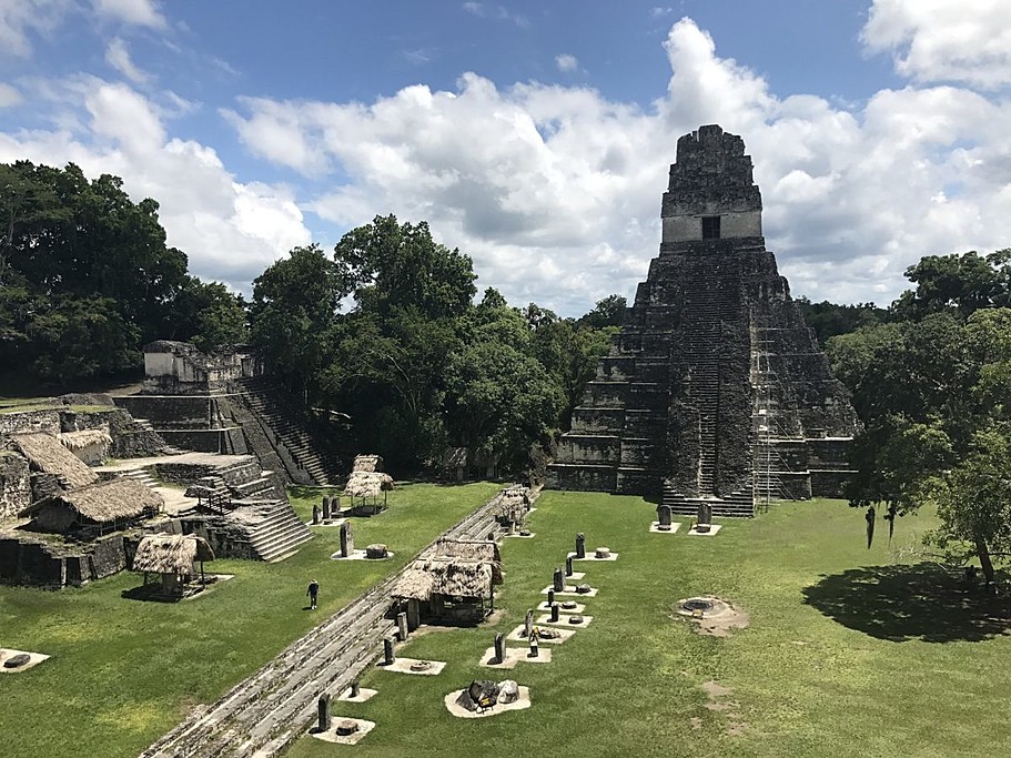 Tikal's main plaza