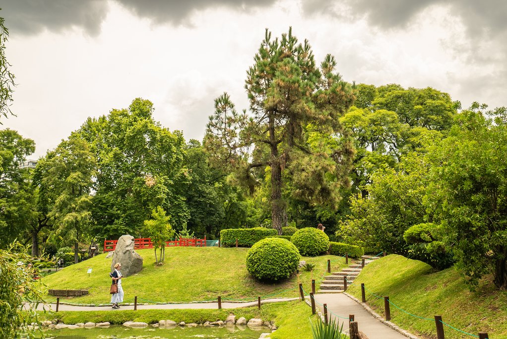 A Japanese garden in Palermo