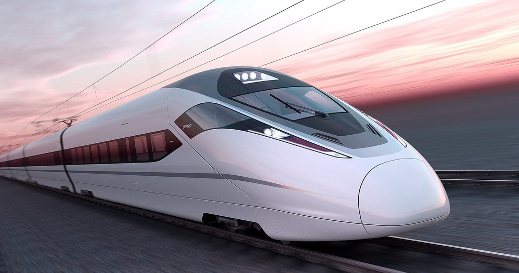 Bullet train from Beijing to Xi'an