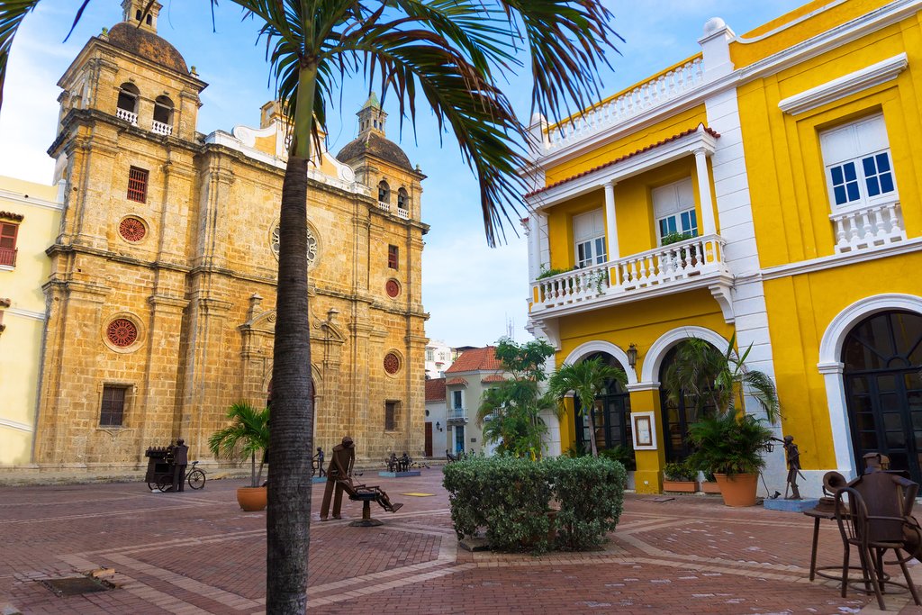 Plaza in front of the San Pedro Claver Church