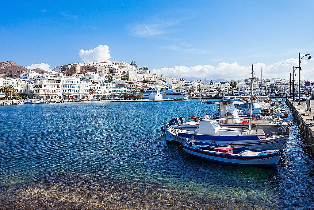 The Port of Naxos Chora