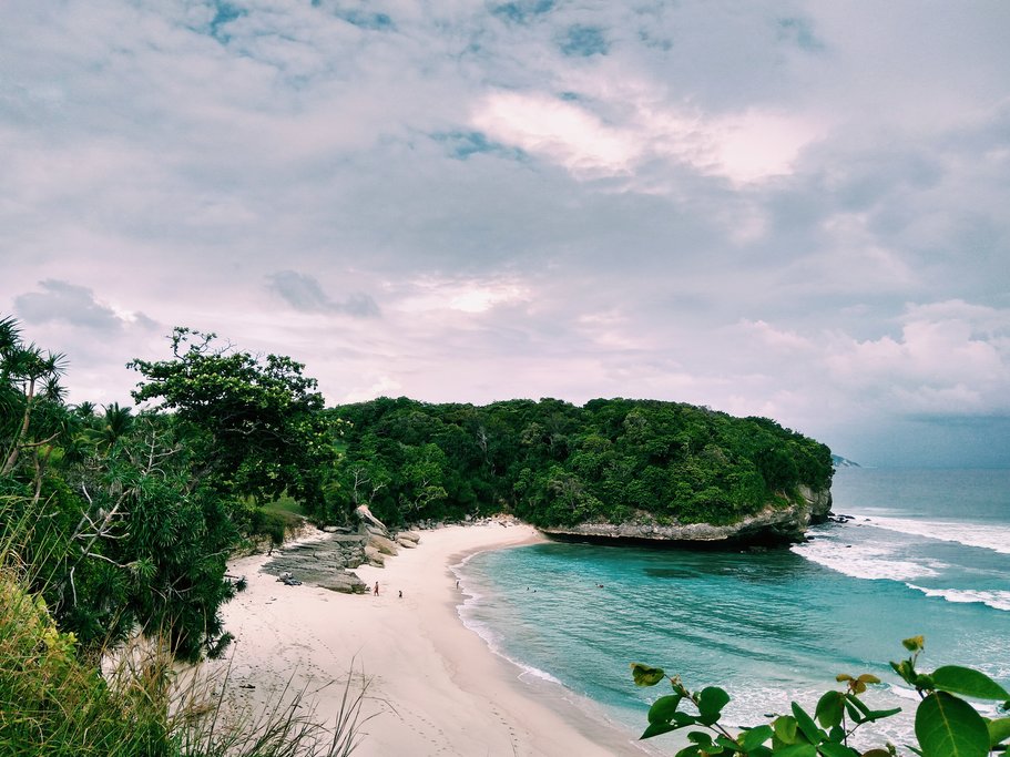 Untouched beach in West Sumba