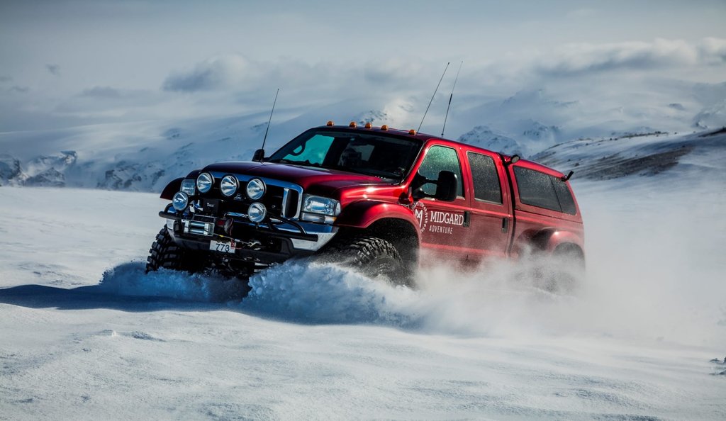 Explore the incredible scenery of Iceland with a specially adapted all-terrain vehicle
