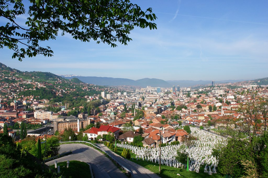 Sarajevo in the spring