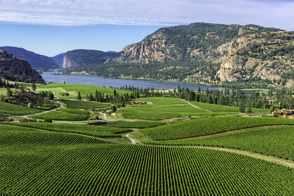 Southern Okanagan Valley and Vaseux Lake, north of Oliver