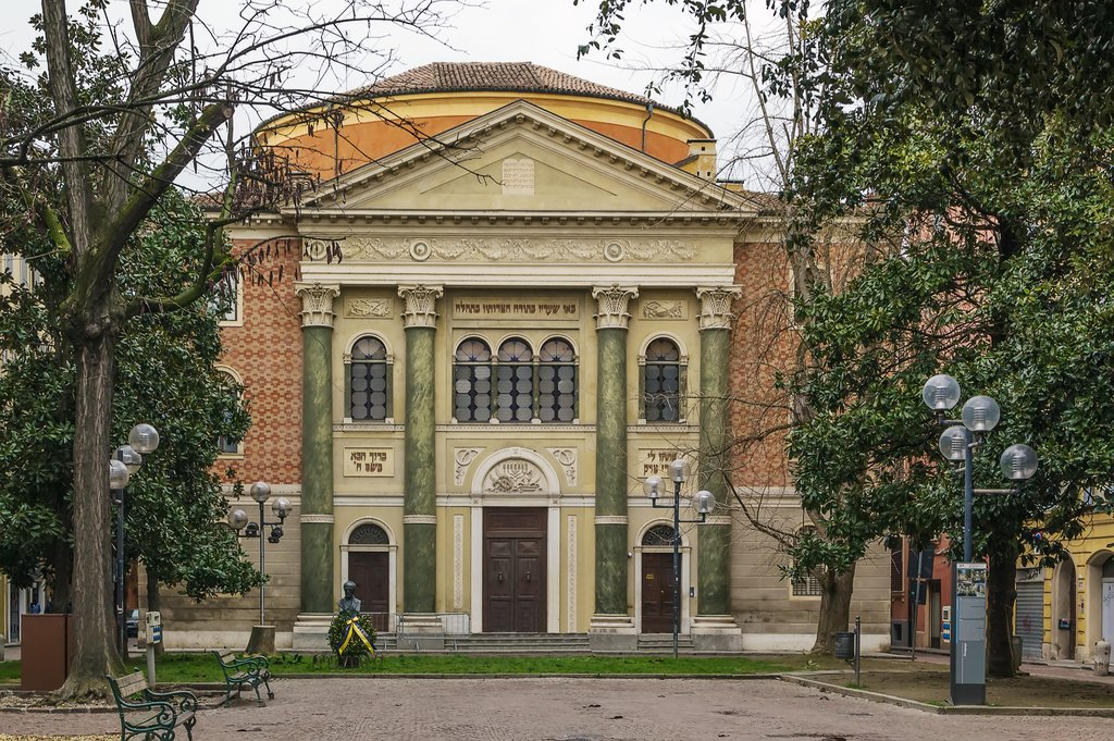 Modena synagogue, located in the heart of the city