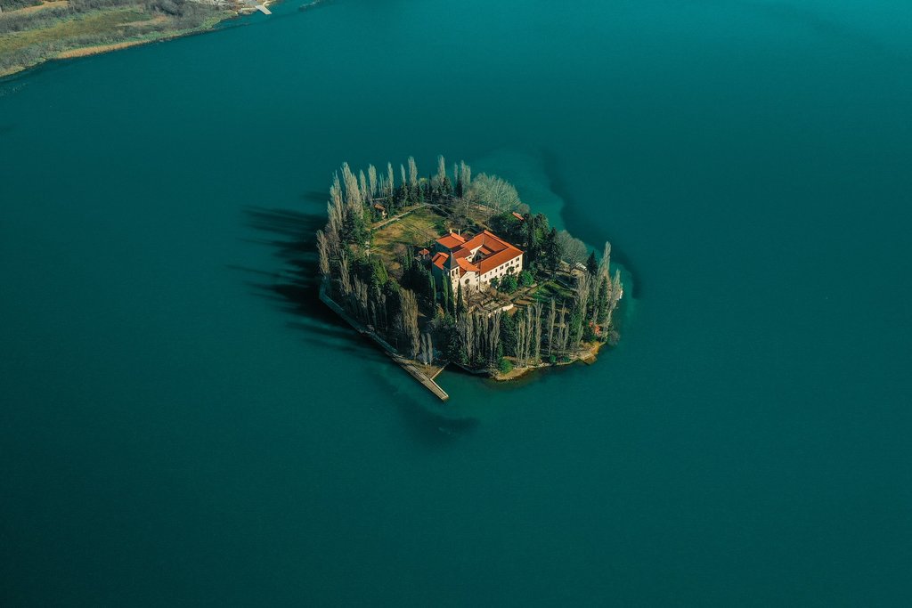 Krka National Park's Visovac island and monastery