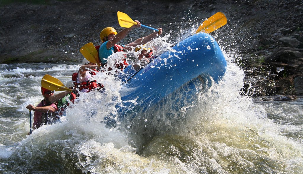 Expect to get wet on this challenging ride