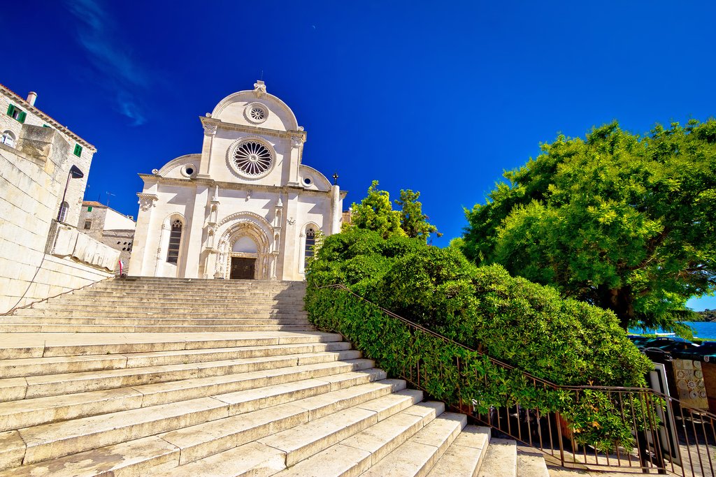 Steps leading to Cathedral of St. James