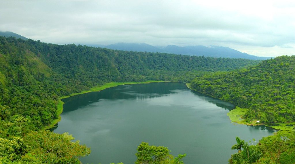 A calming vista of the lagoon