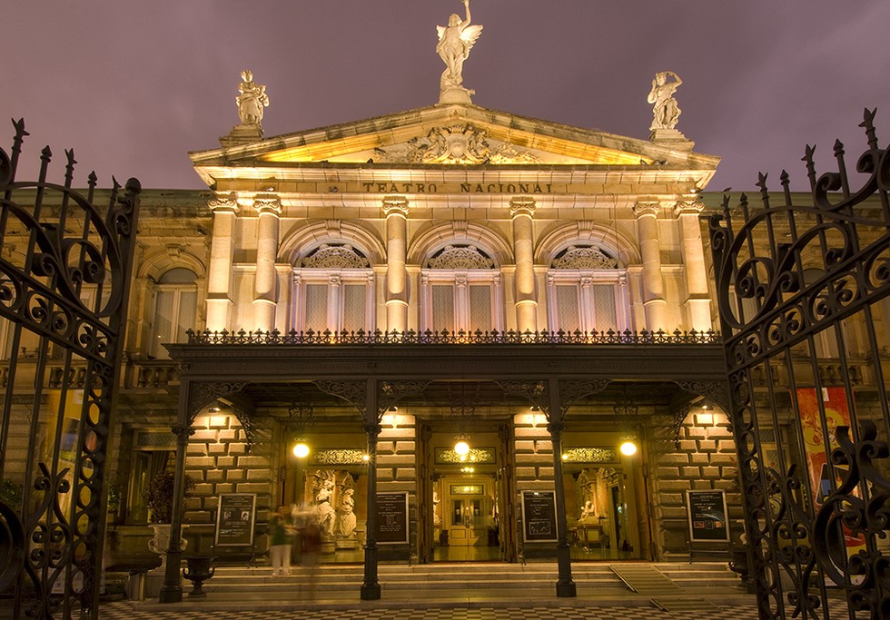The glittering National Theater of Costa Rica is considered by many to be the finest historic building in San José