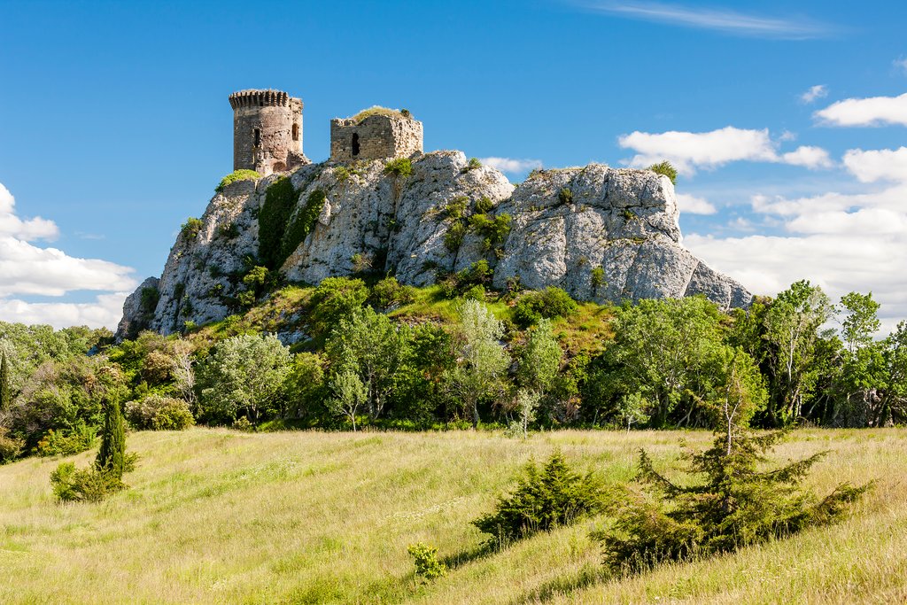 A chateau near Châteauneuf du Pape