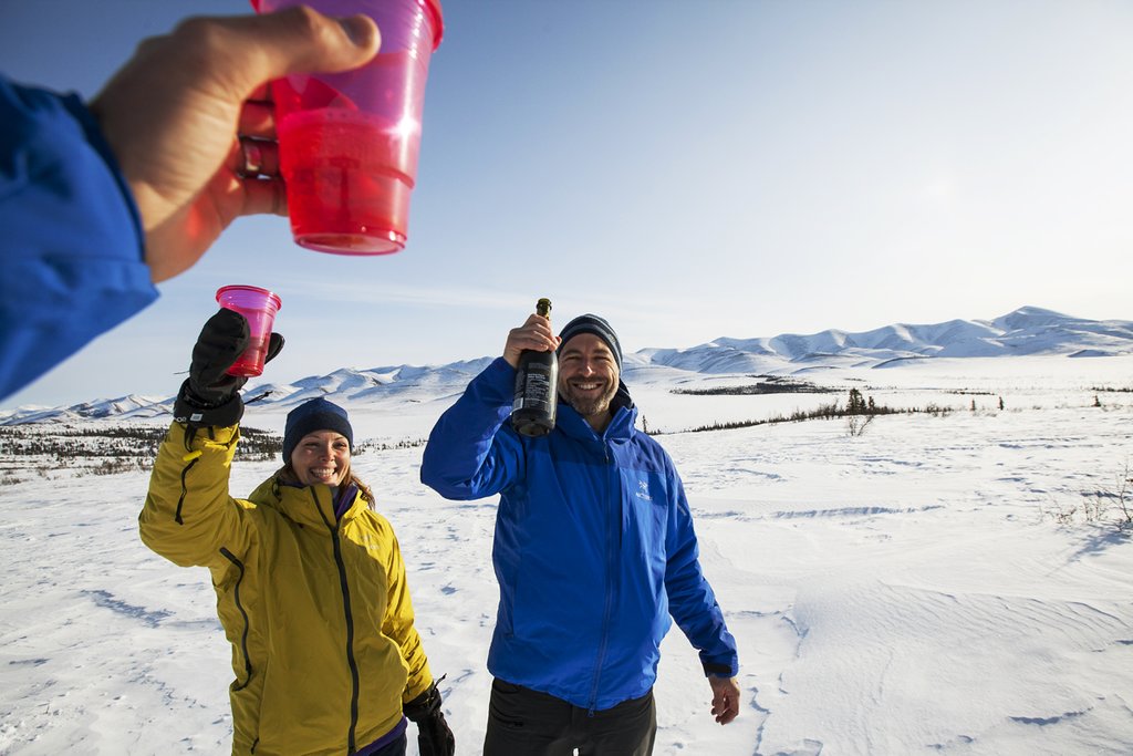 Raise a glass to toast your Arctic Circle crossing