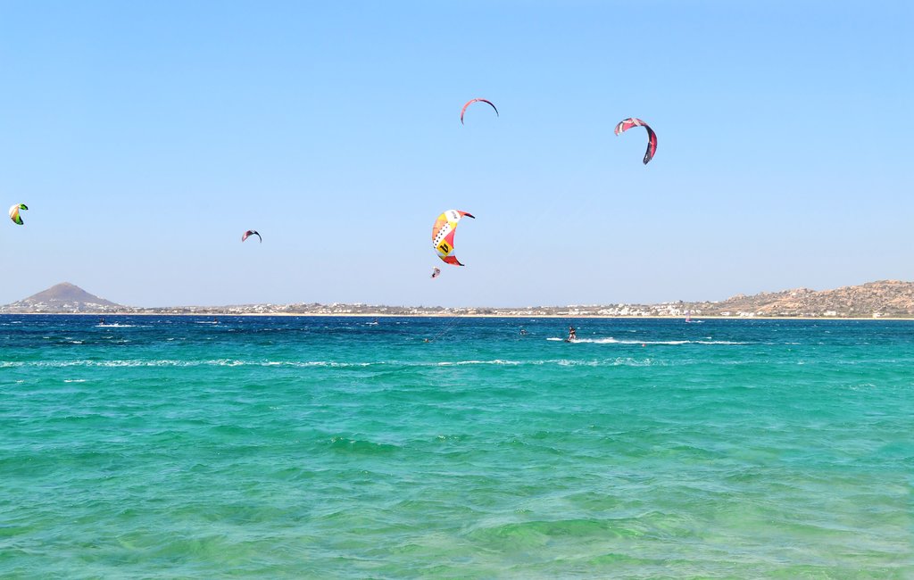 The area is also popular with kitesurfers