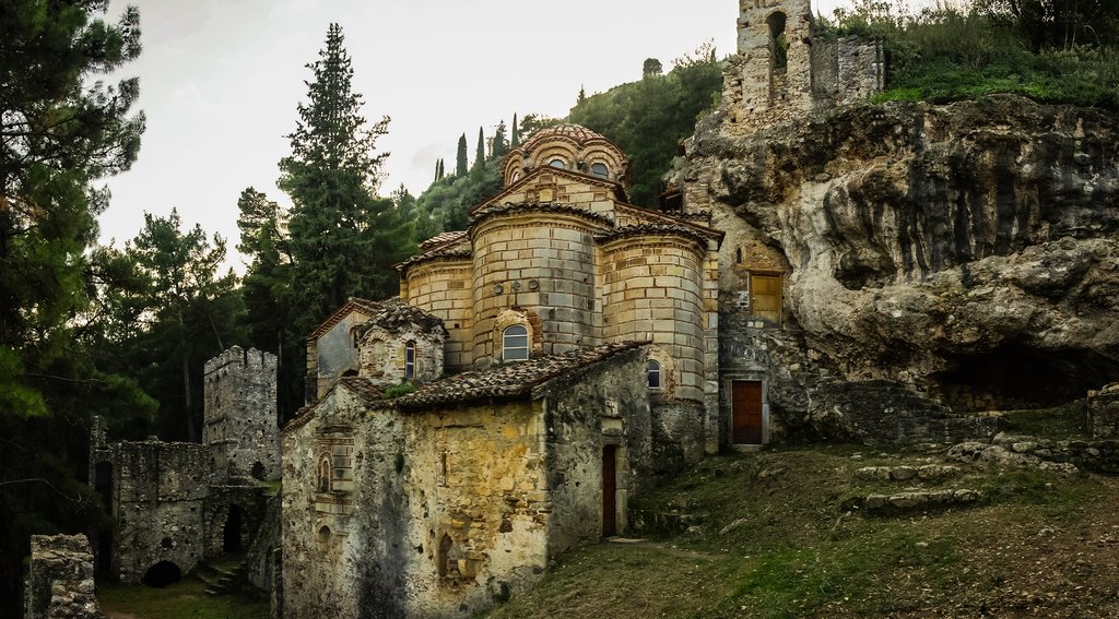 The ruins at Mystras
