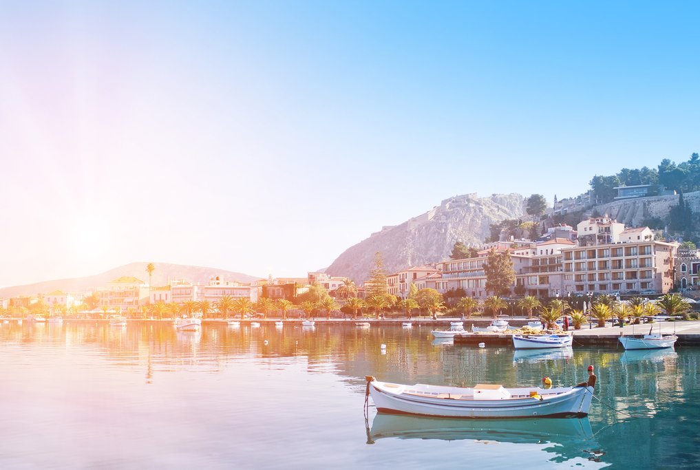 Sunrise at Nafplio harbor