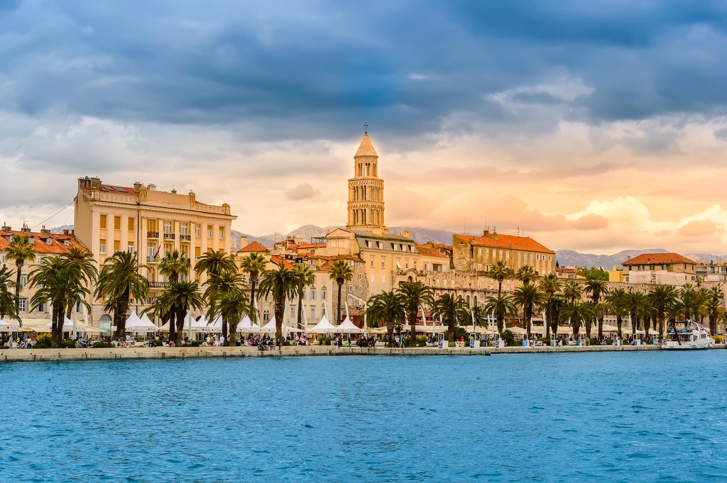 Split Promenade at Sunset