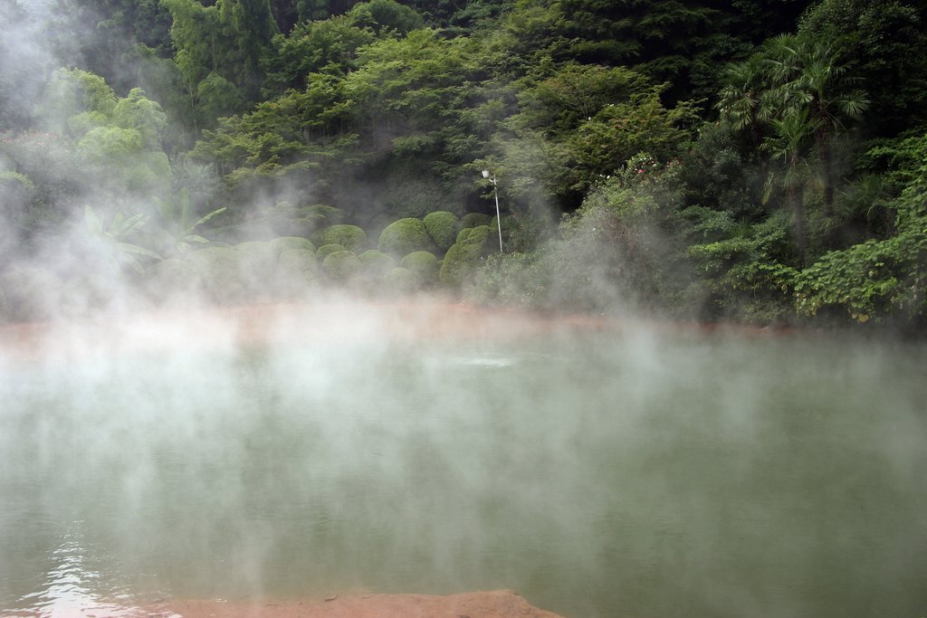 Take a nice long soak in perfectly heated hot springs