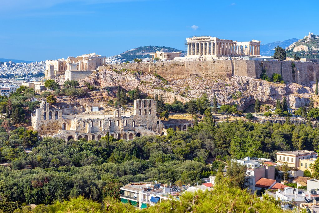 Ancient ruins in Athens