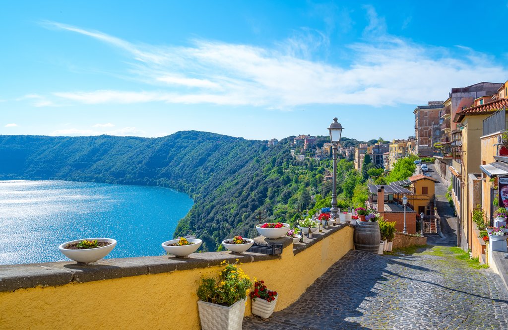 Lago Albano and Castel Gandolfo
