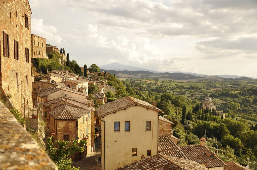 Montepulciano and Views of the Valley
