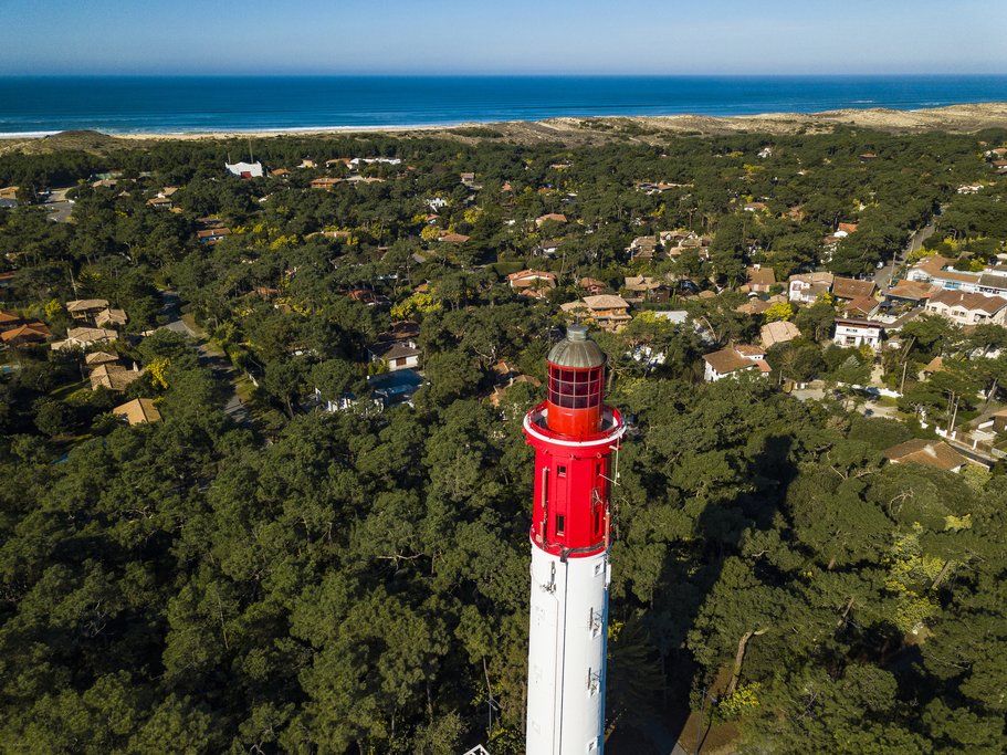 Cap Ferret lighthouse in Arcachon Bay