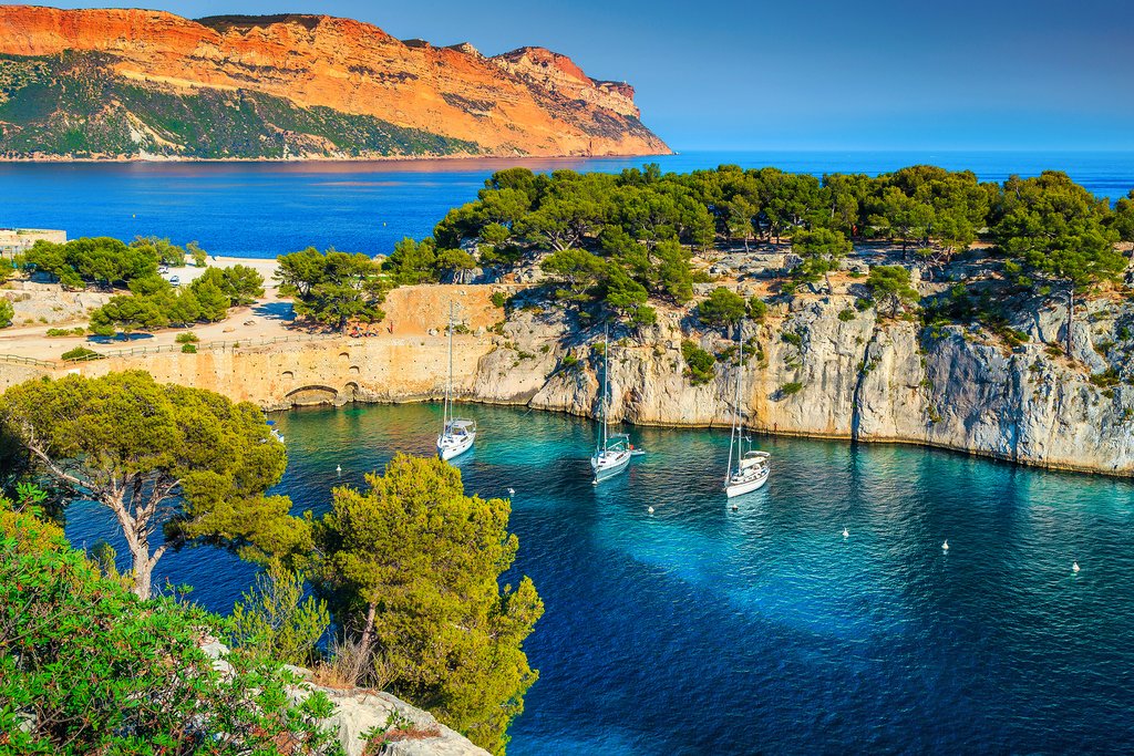 Calanques National Park near Cassis, Provence