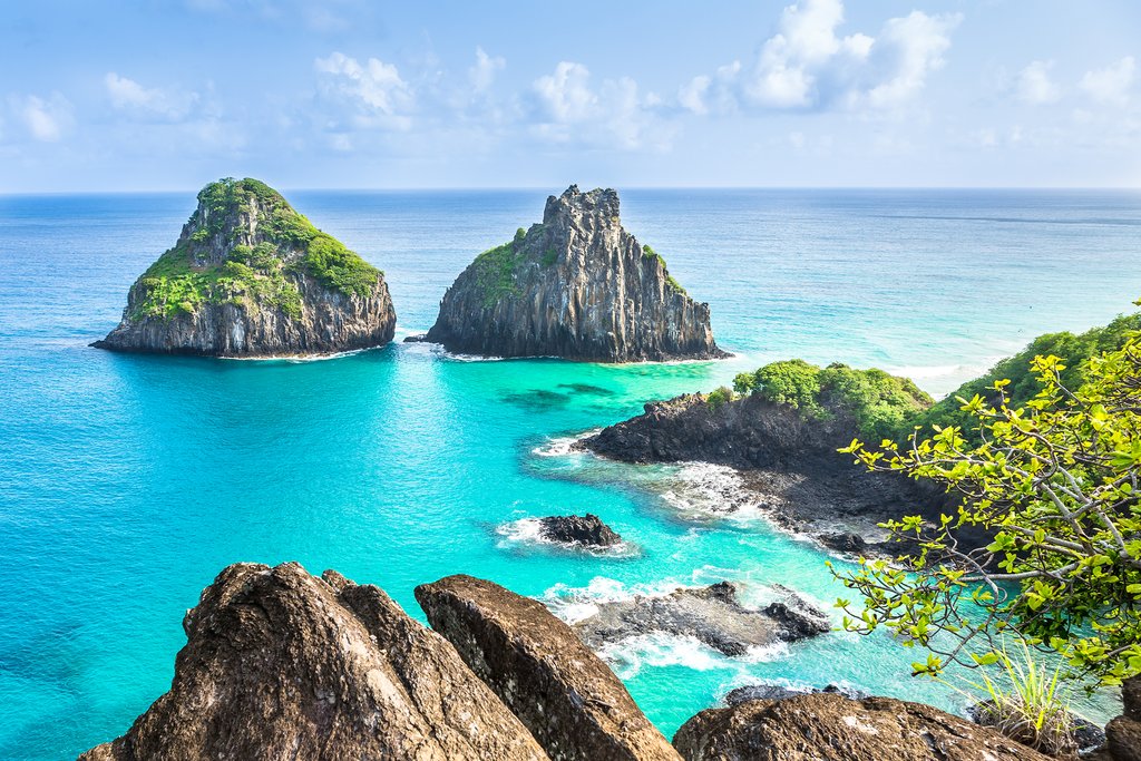On a sunny day, the view towards Morro Dois Irmãos will take your breath away