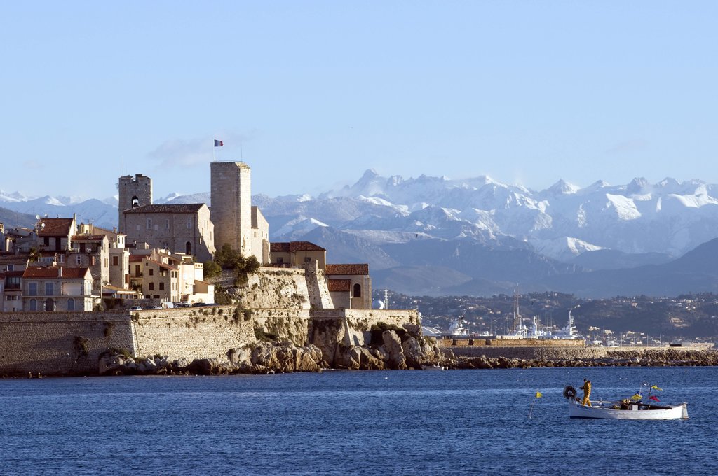 The beautiful seafront of Antibes