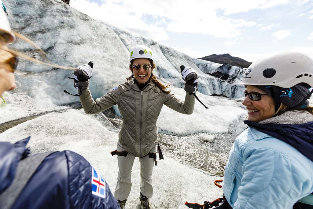 Ice trekking in Sólheimajökull