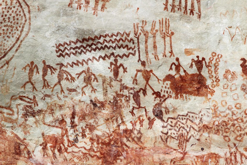 Rock art of the kind found at Serrania de La Lindosa